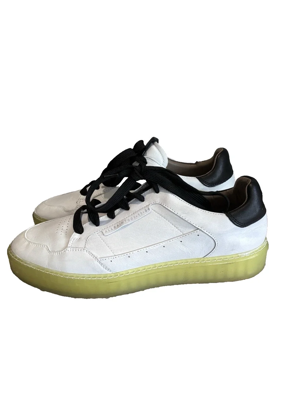 All Saints Men's Alton Low Top Sneakers Allsaints Size 11 eu 44 real leather